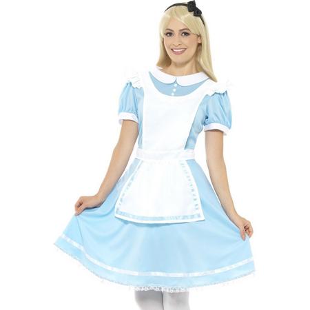 Alice In Wonderland Kostuum | Wonderlijk Fraaie Alice | Vrouw | Large | Carnaval kostuum | Verkleedkleding